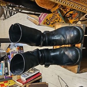 Black harley mens boots size 11